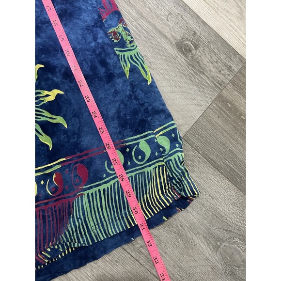 Celestial Sun/Moon Tie-Dye boho Side Button Ying/Yang Dress Size Small - Picture 6 of 6